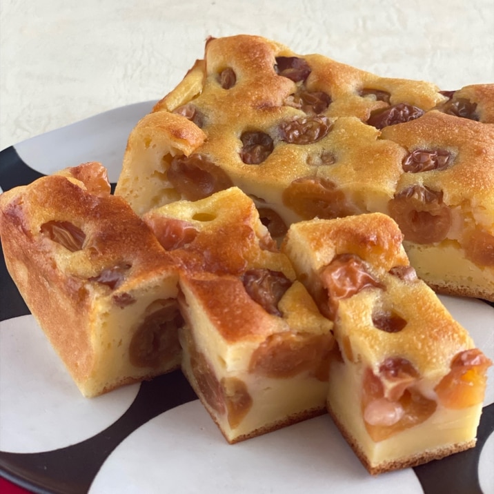 さくらんぼの砂糖漬けからのヨーグルトケーキ